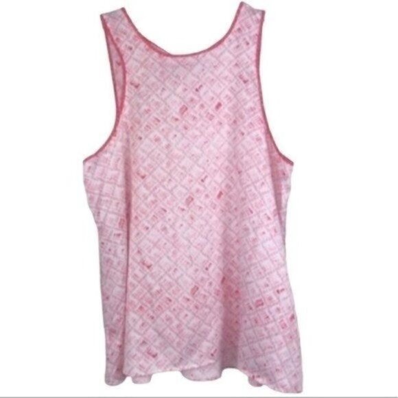 Lou & Grey Sleeveless Keyhole Back Blouse Size Small - Picture 6 of 8